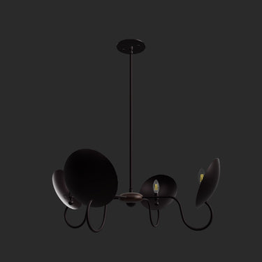 Robert True Ogden RTO Lighting Arlo Chandelier - Four Arm - Oil Rubbed Brass and Bronze#finish_oil-rubbed-brass-and-bronze