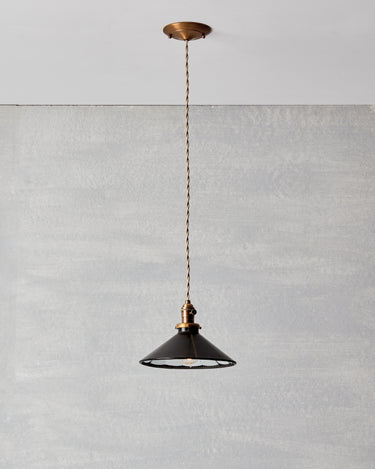 Robert True Ogden RTO Lighting 10" Cone Classic Mirror Pendant - Plain Mirror Glass#glass_plain-mirror