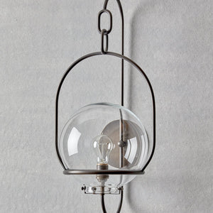 Robert True Ogden RTO Lighting - Large Emil Sconce - Oil Rubbed Brass - 10" Clear Glass Globe#finish_oil-rubbed-brass